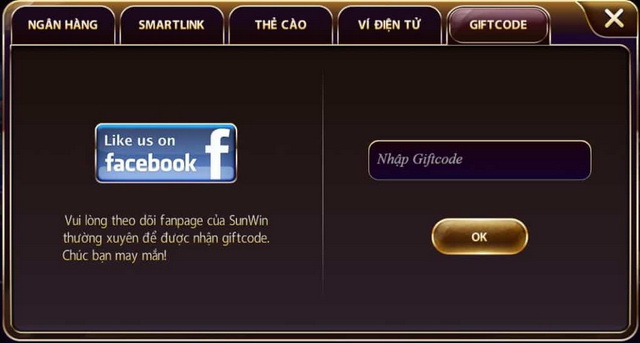 Sunwin Giftcode – Nhận Quà Miễn Phí Hàng Ngày Khi Chơi Game