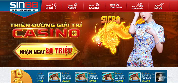 Sin88 Bet Giftcode – Ưu đãi hấp dẫn cho tân thủ cá cược