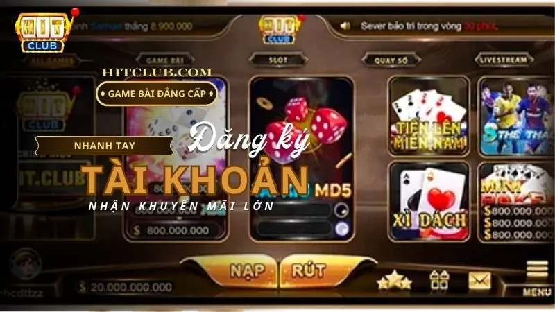 Hitclub Hướng Dẫn Đăng Ký và Đăng Nhập Nhanh Gọn Cho Người Mới