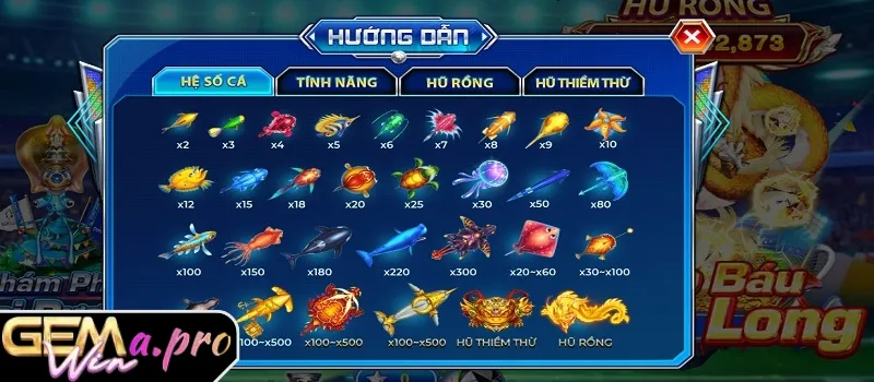 Bắn cá Gemwin – Cổng bắn cá đổi thưởng uy tín và bảo mật cao