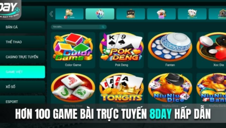 Game bài 8day – Trải nghiệm giải trí đỉnh cao tại 8day