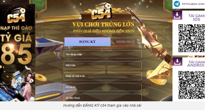Hướng dẫn đăng nhập C54 – Chỉ với 3 bước đơn giản và những lưu ý không thể bỏ qua