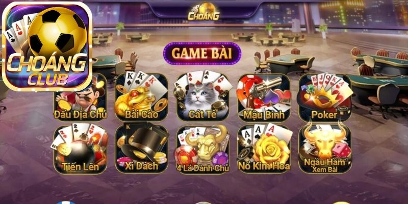 Khám Phá Choáng Club – Điểm Đến Uy Tín Trong Thế Giới Game Bài