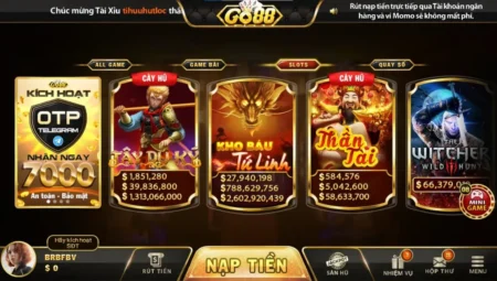 Game Nổ Hũ Đổi Thưởng Go88 – Cơ Hội Giải Trí Và Kiếm Tiền Hấp Dẫn Cho Mọi Game Thủ